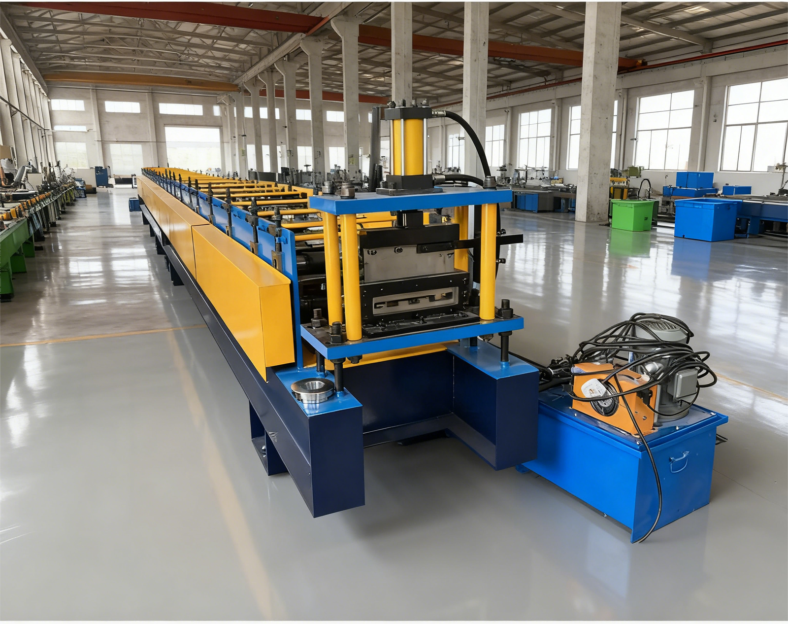 2.WALL PANEL ROLL FORMING MACHINE